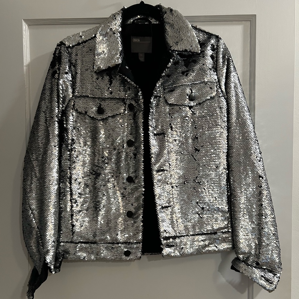 Sequin Jean Jacket